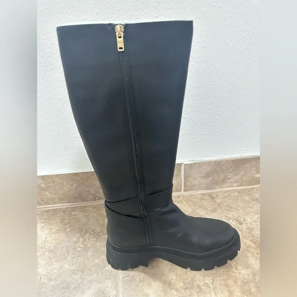 COACH James Leather Boot Black - Picture 7 of 16